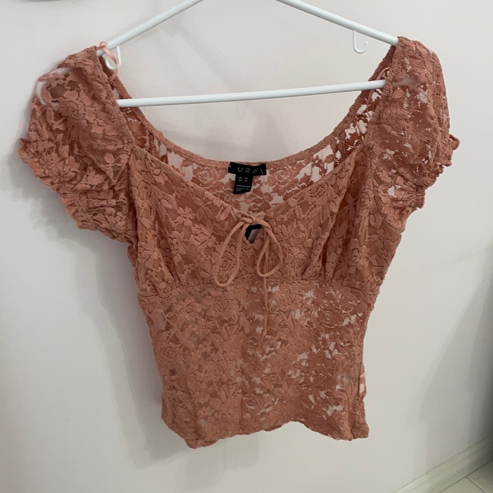 🌸2 for $15🌸 Lace Peasant Blouse